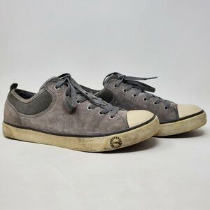 UGG AUSTRALIA EVERA 1888 Gray Suede Tennis Sneaker